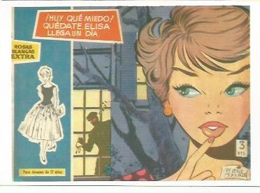 Ficha tebeo 6285: Rosas Blancas. Extra 1958