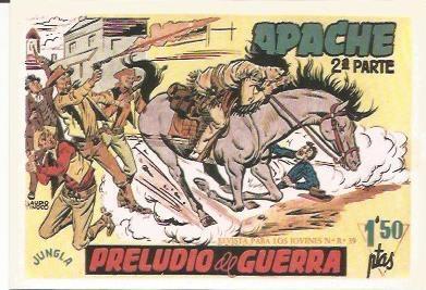 Ficha tebeo 6263: Apache. Segunda parte