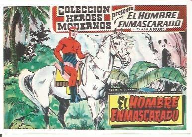 Ficha tebeo 6323: El hombre enmascarado. Año 1960