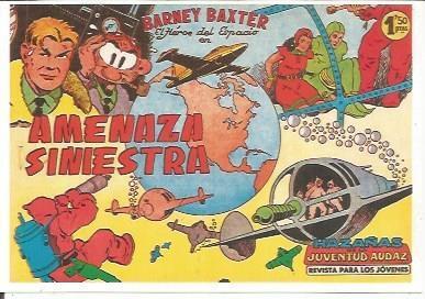 Ficha tebeo 6324: Barney Baxter. Amenaza siniestra