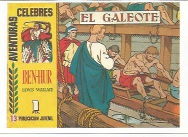 Ficha tebeo 6287: Aventuras celebres. Ben Hur