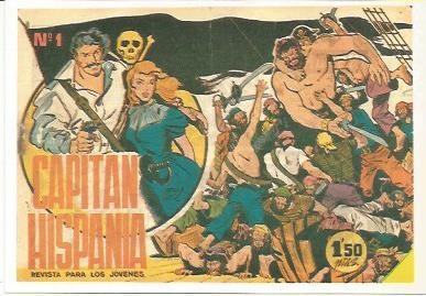 Ficha tebeo 6300: Capitan Hispania