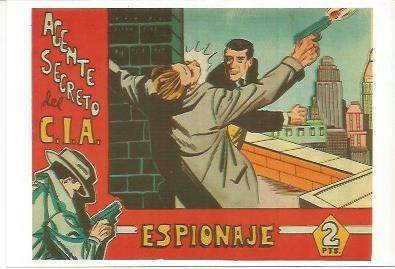 Ficha tebeo 6184: Agente secreto de la CIA. Espionaje