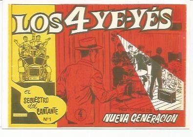 Ficha tebeo 6196: Los 4 ye-yes