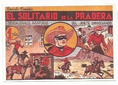 Ficha tebeo 6160: El jinete enmascarado. Año 1943