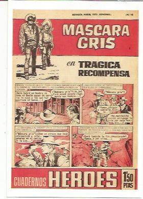 Ficha tebeo 5756: Mascara Gris
