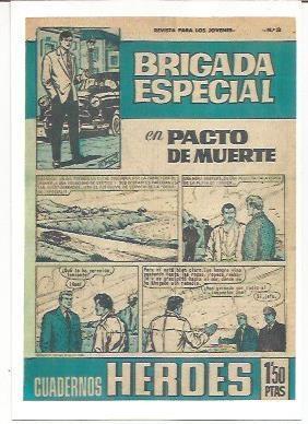 Ficha tebeo 5761: Brigada Especial. Pacto de muerte