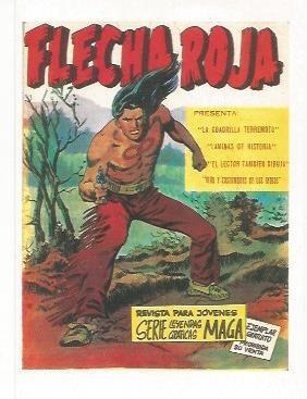 Ficha tebeo 5763: Flecha Roja, año 1964