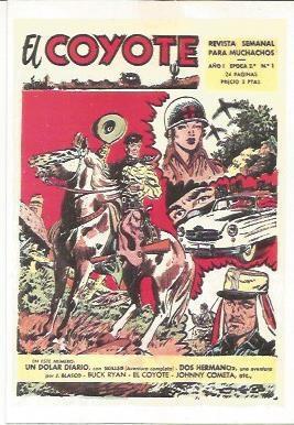 Ficha tebeo 5728: El Coyote, año 1954