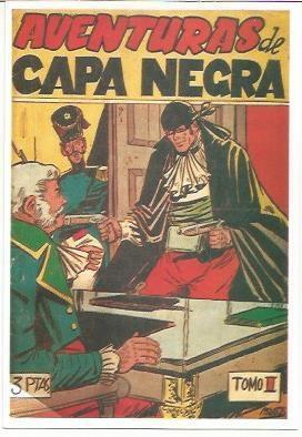 Ficha tebeo 5738: Aventuras de Capa Negra, año 1954