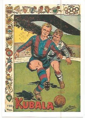 Ficha tebeo 5741: Kubala, colección Ases del deporte