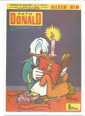 Ficha tebeo 5795: Pato Donald, año 1965