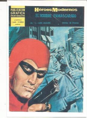 Ficha tebeo 5798: Heroes modernos. El hombre enmmascarado