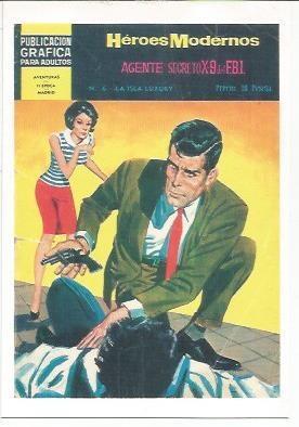 Ficha tebeo 5803: Heroes modernos. Agente Secreto X-9 del FBI