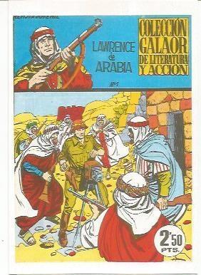 Ficha tebeo 5779: Lawrence de Arabia, colección Galaor