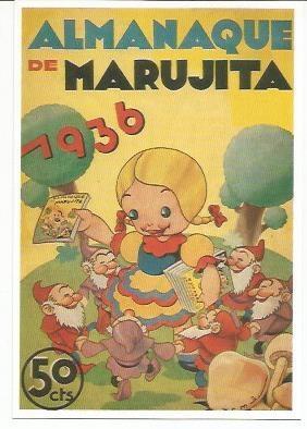 Ficha tebeo 5675: Almanaque 1936 de Marujita