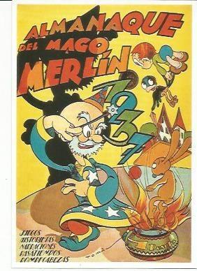 Ficha tebeo 5694: Almanaque del Mago Merlin para 1937