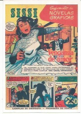 Ficha tebeo 5921: Sissi, suplemento de novelas graficas