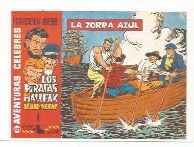Ficha tebeo 5979: Los piratas Halifaz. La zorra azul