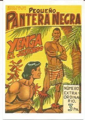Ficha tebeo 5898: Pequelo Pantera Negra. Yenga el Justiciero