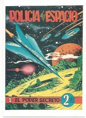 Ficha tebeo 5841: Policia del espacio. El poder secreto