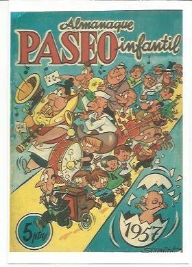 Ficha tebeo 5845: Almanaque Paseo Infantil año 1957