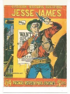 Ficha tebeo 5886: Jesse James. Año 1958