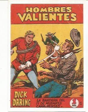Ficha tebeo 5887: Hombres valientes. Dick Daring
