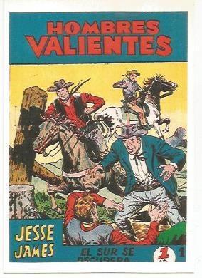 Ficha tebeo 5888: Hombres Valientes. Jesse James