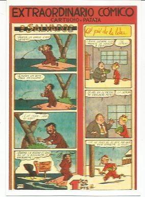 Ficha tebeo 5858: Extraordinario comico Cartucho y Patata