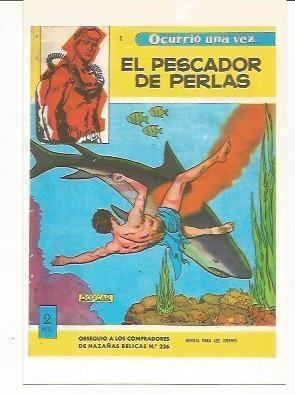 Ficha tebeo 5863:  Ocurrio una vez. El pescador de perlas