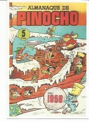 Ficha tebeo 5866: Almanaque de Pinocho año 1958