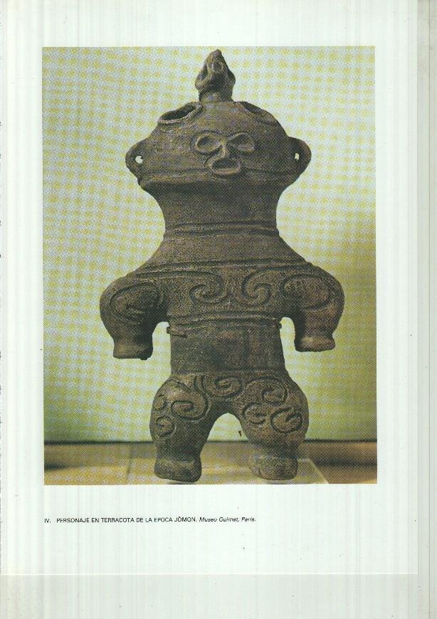 Japon el imperio del sol naciente lamina 04: Personaje en terracota de la epoca Jomon