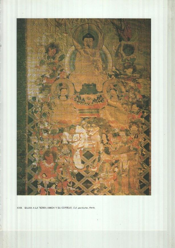 Japon el imperio del sol naciente lamina 23: Bajan a la tierra Amida y su cortejo