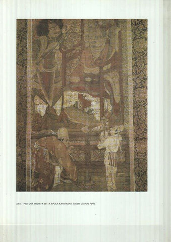 Japon el imperio del sol naciente lamina 25: Pintura budista de la epoca Kamakura