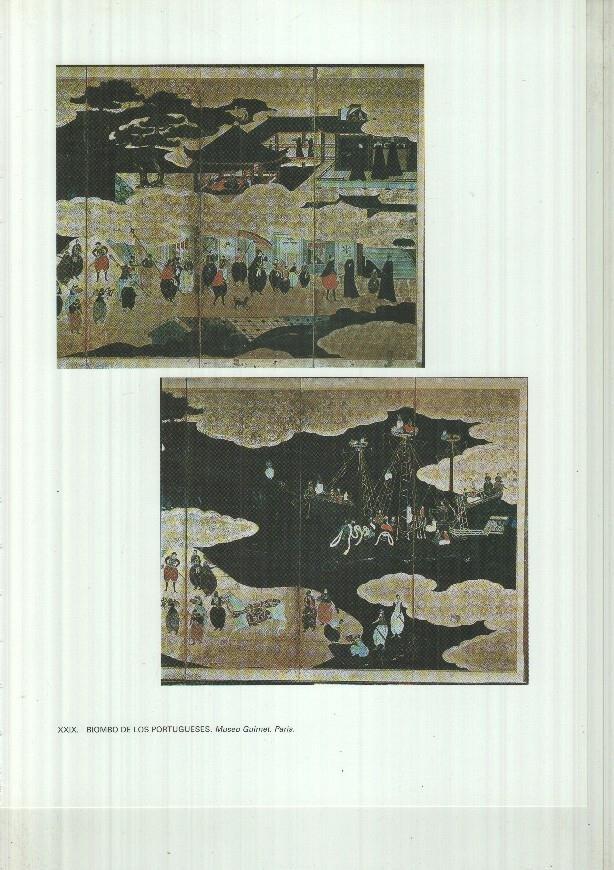 Japon el imperio del sol naciente lamina 29: Biombo de los portugueses