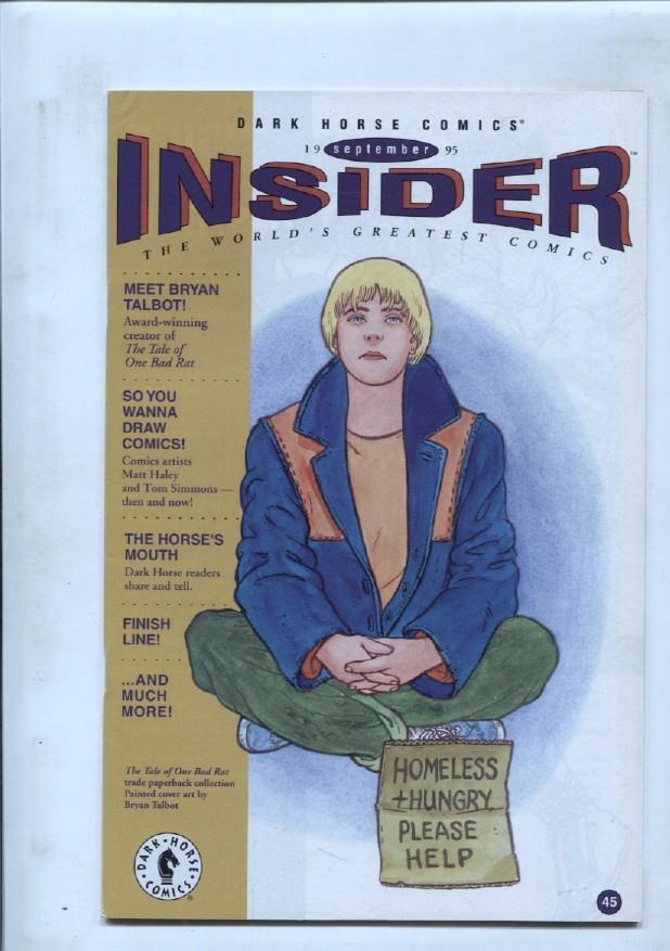 Dark Horse: Insider 45, september 95. Conversation with Bryan Talbot