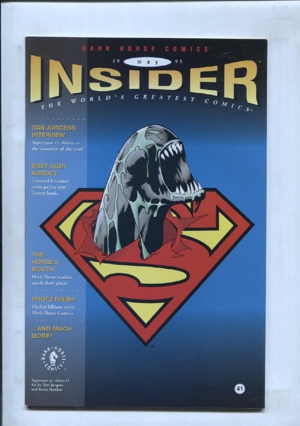Dark Horse: Insider 41, may 95. A conversation with Igor Kordey