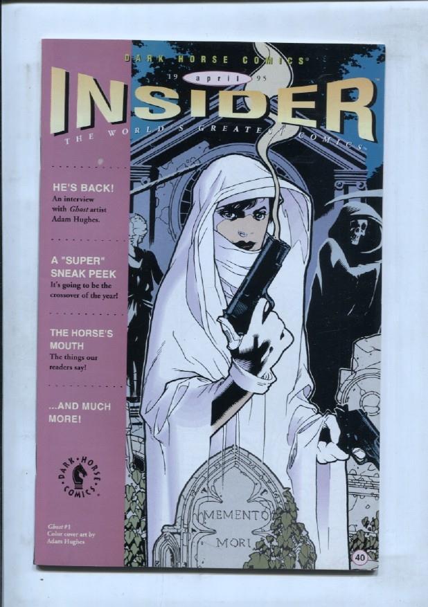 Dark Horse: Insider 40, april 95. A inteeview Adam Hughes (Ghost)
