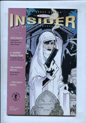 Dark Horse: Insider 40, april 95. A inteeview Adam Hughes (Ghost)