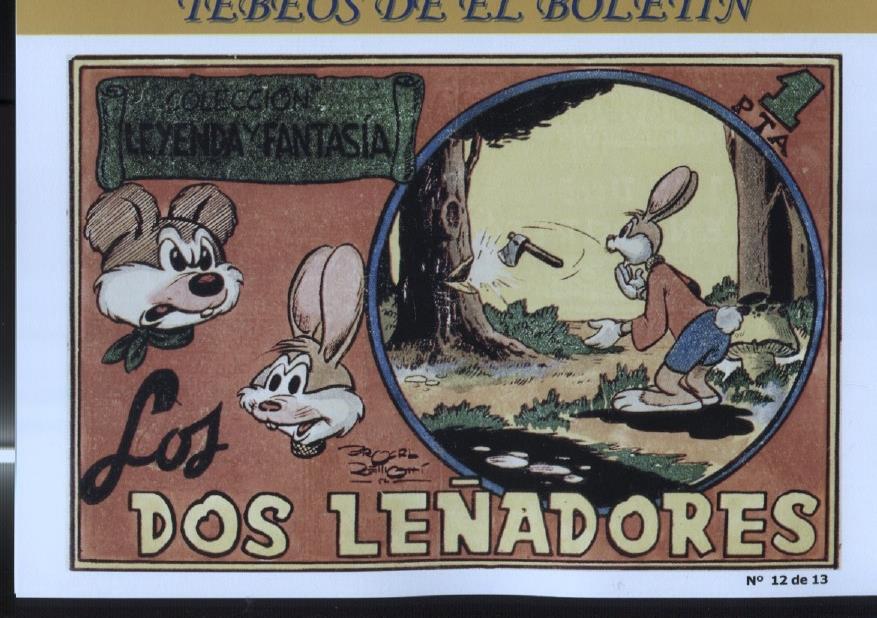 Los Tebeos de El Boletin numero 210: Leyendas y Fantasias: Los dos leñadores(Brocal Remohi)