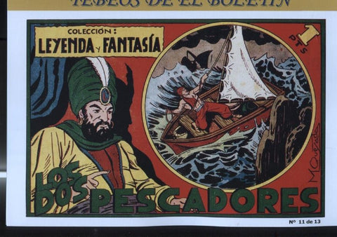 Los Tebeos de El Boletin numero 209: Leyendas y Fantasias: Los dos pescadores (Miguel Quesada)