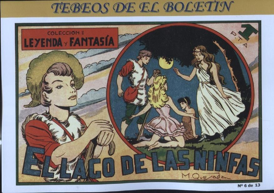 Los Tebeos de El Boletin numero 204: Leyendas y Fantasias: El lago de las ninfas (Miguel Quesada)