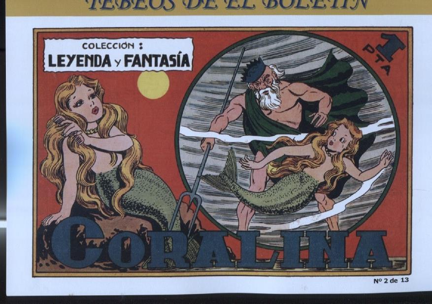 Los Tebeos de El Boletin numero 200: Leyendas y Fantasias: Coralina (Miguel Quesada)