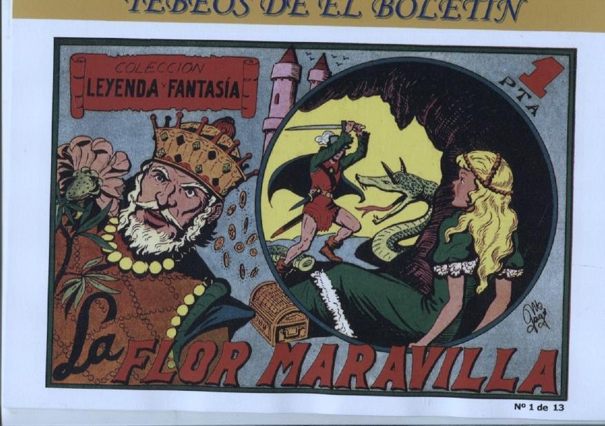 Los Tebeos de El Boletin numero 199: Leyendas y Fantasias: La flor maravilla (Manuel Gago)