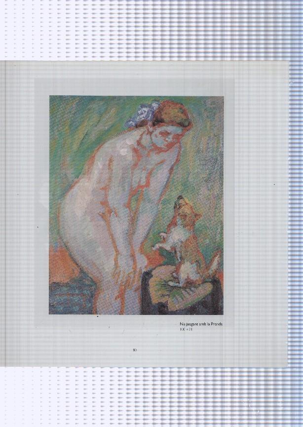 Teresa Llacer pagina 79/80: Flors + Nu juagant amb la prenda
