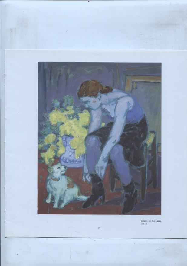 Teresa Llacer pagina 99/100: Calçant-se les botes + Flors d'ametller