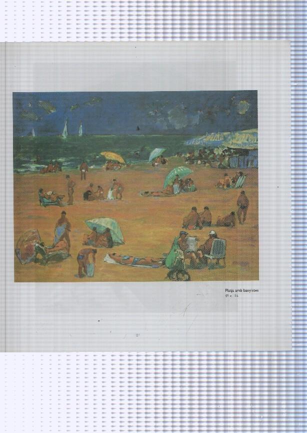 Teresa Llacer pagina 103/104: Autoretrat + Platja amb banyistes