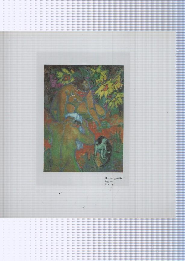 Teresa Llacer pagina 105/106: El nu blau + Dos nus, girasols i la gateta