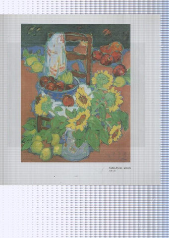 Teresa Llacer pagina 133/134: Pastoral amb la prenda + Cadira, fruites i girasols